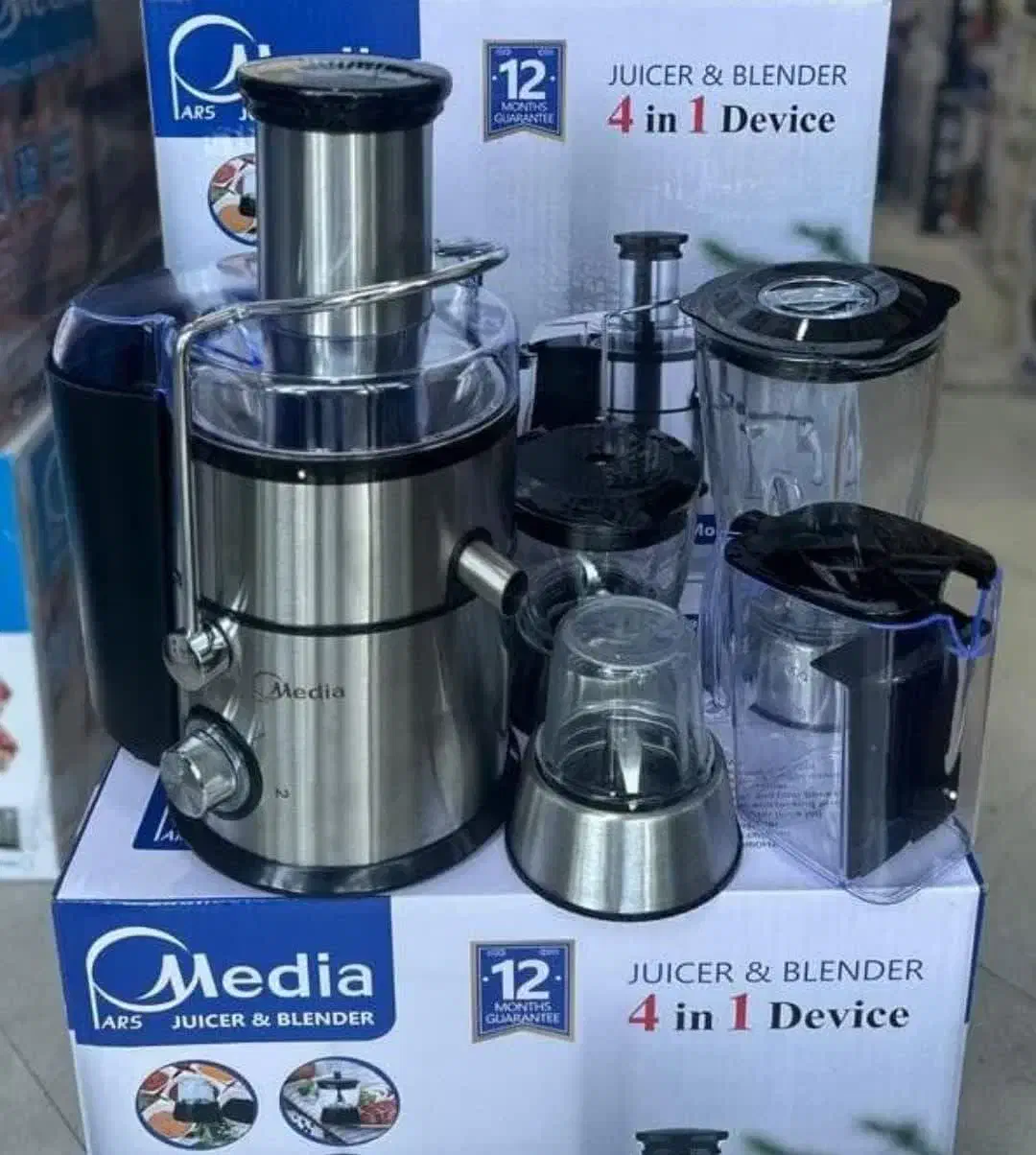 آبمیوه گیری 4 کاره نو با کارتون 5500|آبمیوهگیر و آبمرکباتگیر|آمل, |دیوار