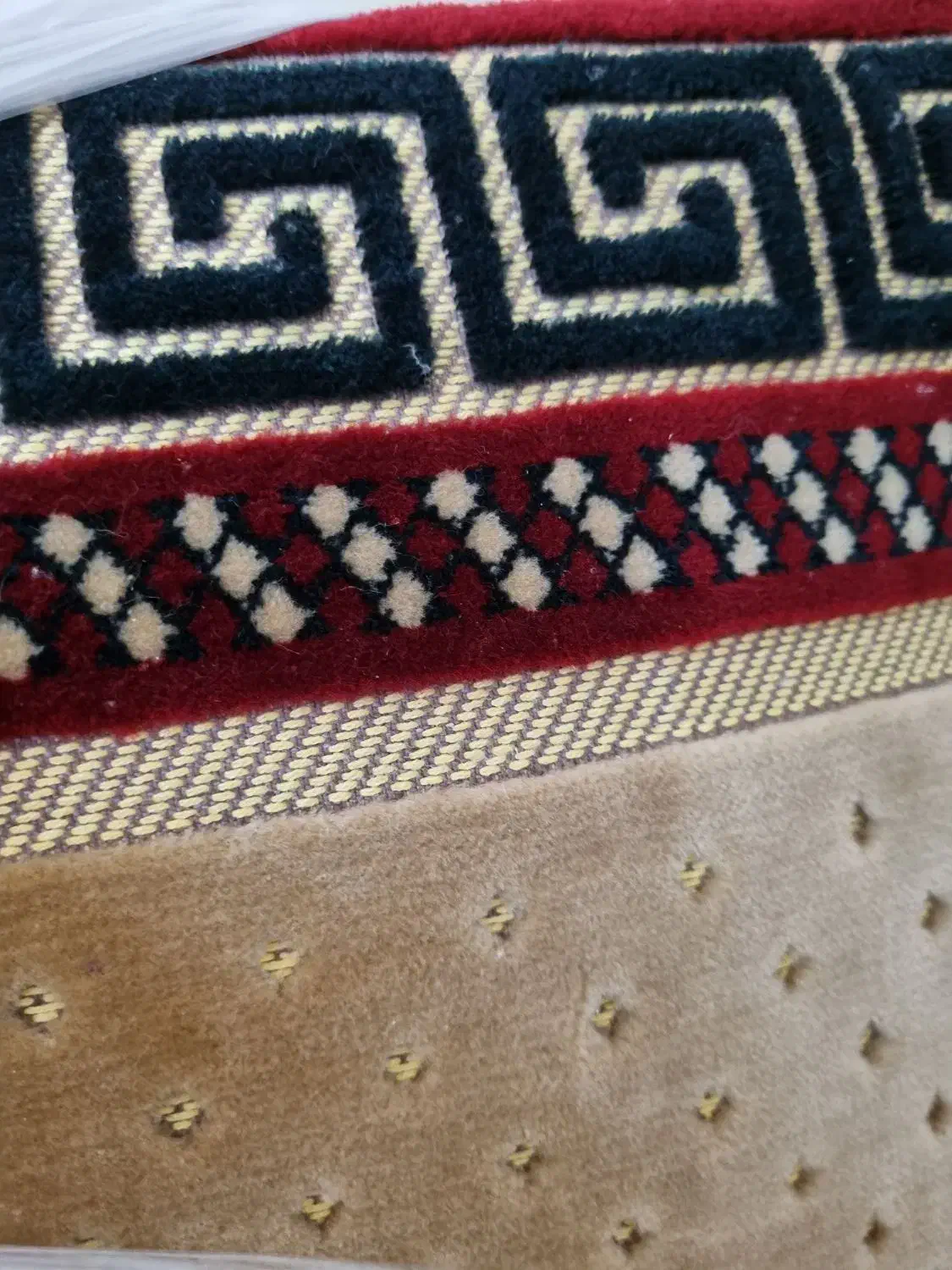 یک جفت بالشت فرشی برجسته متکا پشتی سنتی کاملا نو|پشتی|اصفهان, برازنده|دیوار