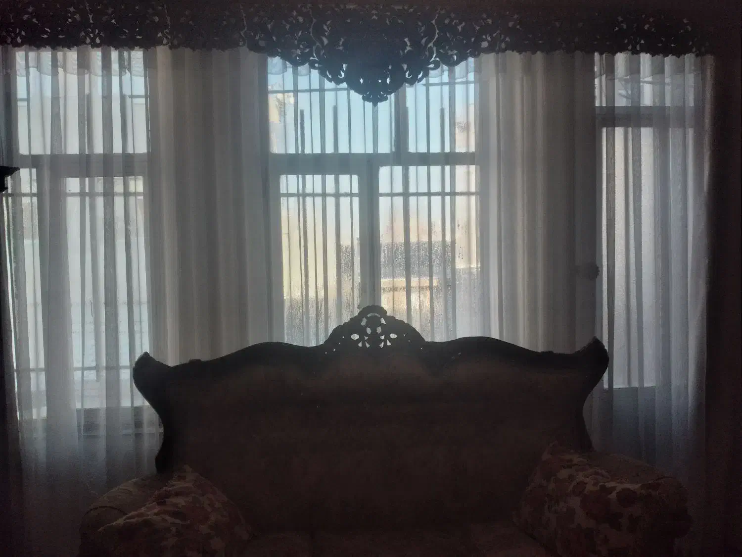 پرده زر دار توری|پرده، رانر، رومیزی|اردبیل, |دیوار