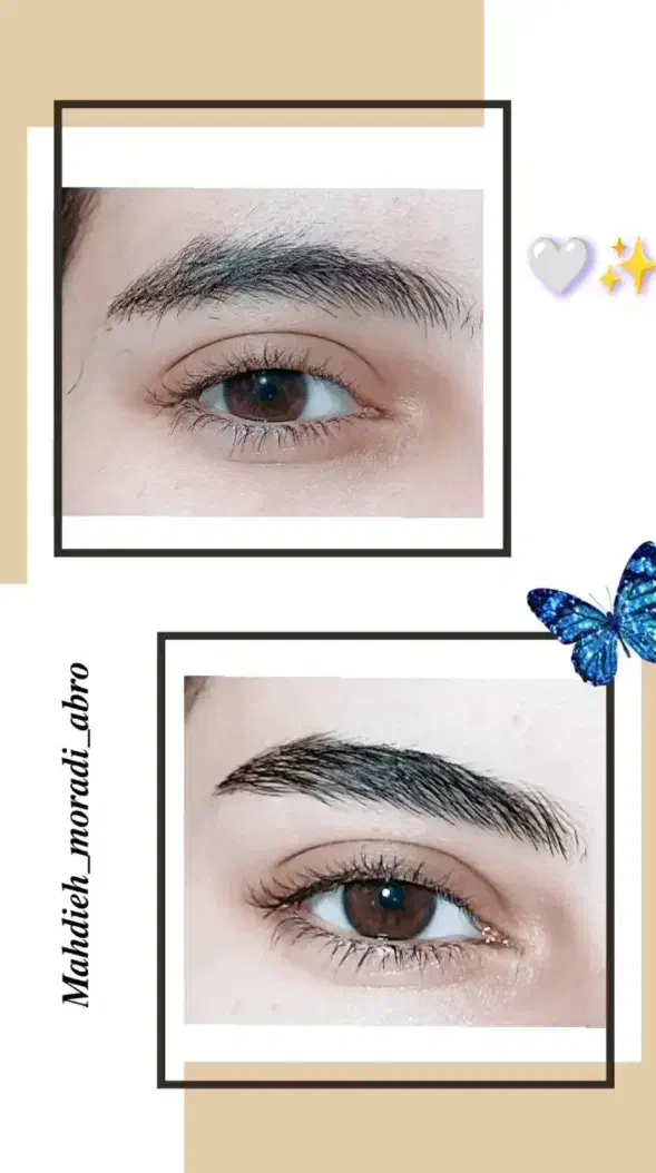 اصلاح تخصصی ابرو و صورت با بند و تیغ|خدمات آرایشگری و زیبایی|قائن, |دیوار