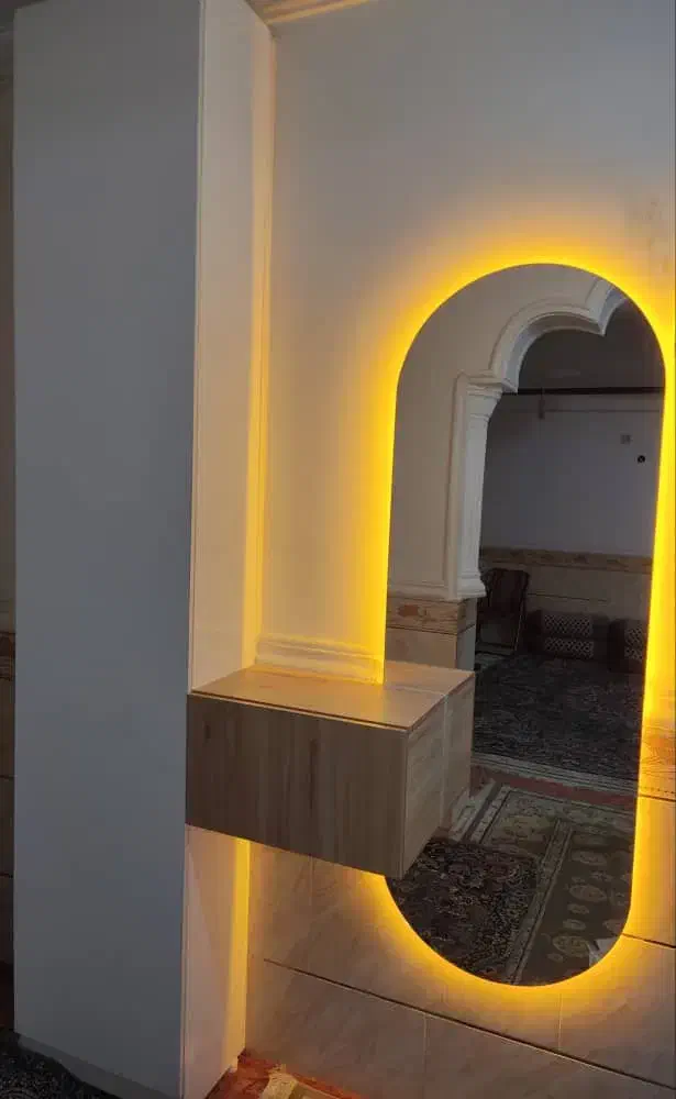 آینه کمد دکوراسیون|جاکفشی، کمد، دراور|شبانکاره, |دیوار