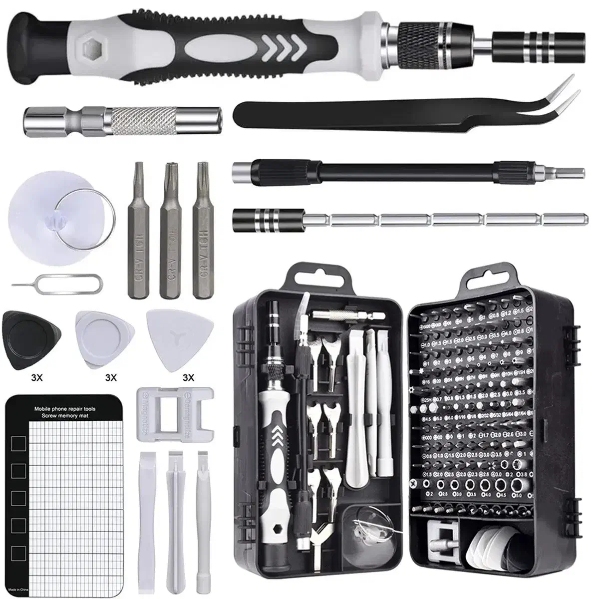 کاملترین جعبه ابزار  تعمیرات لوازم الکترونیکی|سایر لوازم برقی|کاشان, مفتح|دیوار