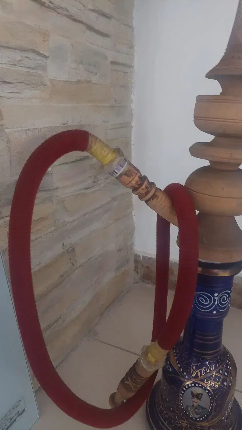 قلیون شاه عباسی قدیمی عتیقه کلکسیونی|صنایع دستی و سایر لوازم تزئینی|شیراز, کوی وحدت|دیوار