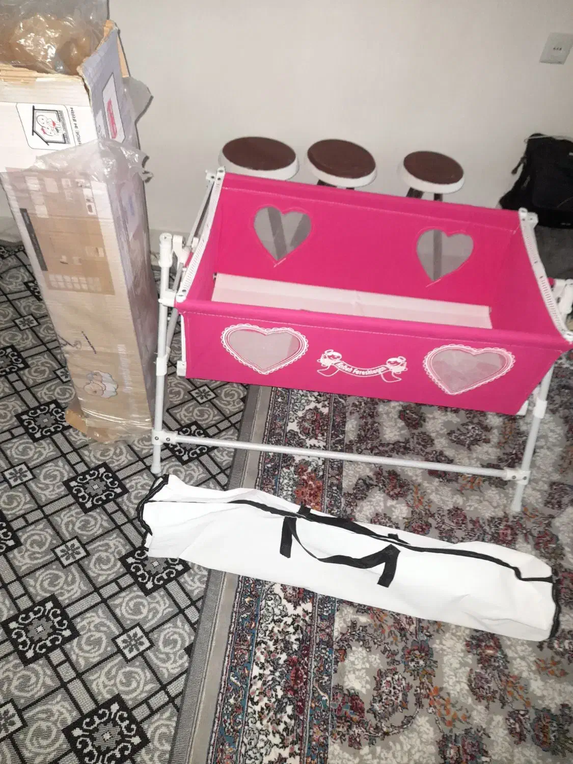 گهواره آهنی زیبا|اسباب و اثاث بچه|اطاقور, |دیوار