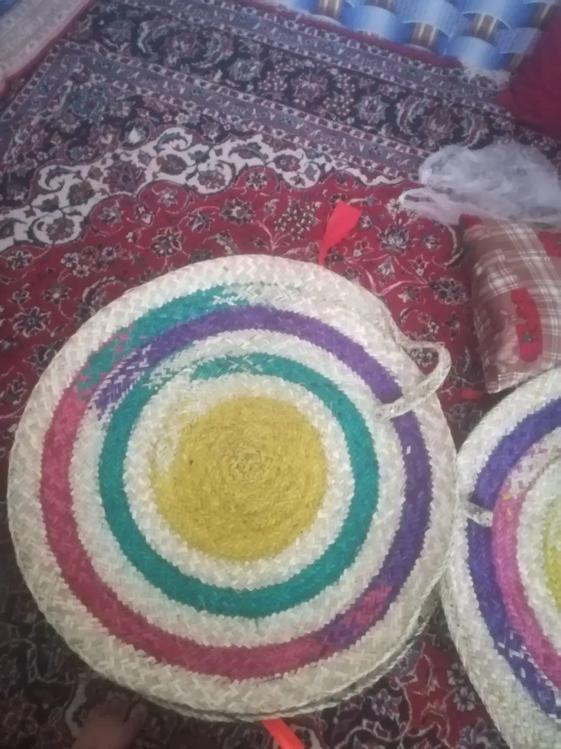 سفره حصیری|سفره، حوله، دستمال آشپزخانه|چغادک, |دیوار