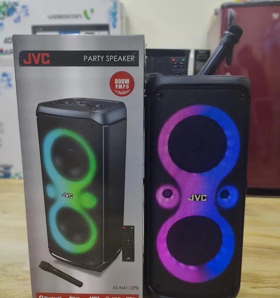 اسپیکر بلوتوثی قابل حمل برند JVC مدل 4112|سیستم صوتی خانگی|شیراز, زند|دیوار