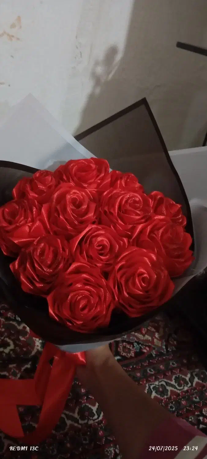 گل روبانی|گل مصنوعی|نورآباد, |دیوار