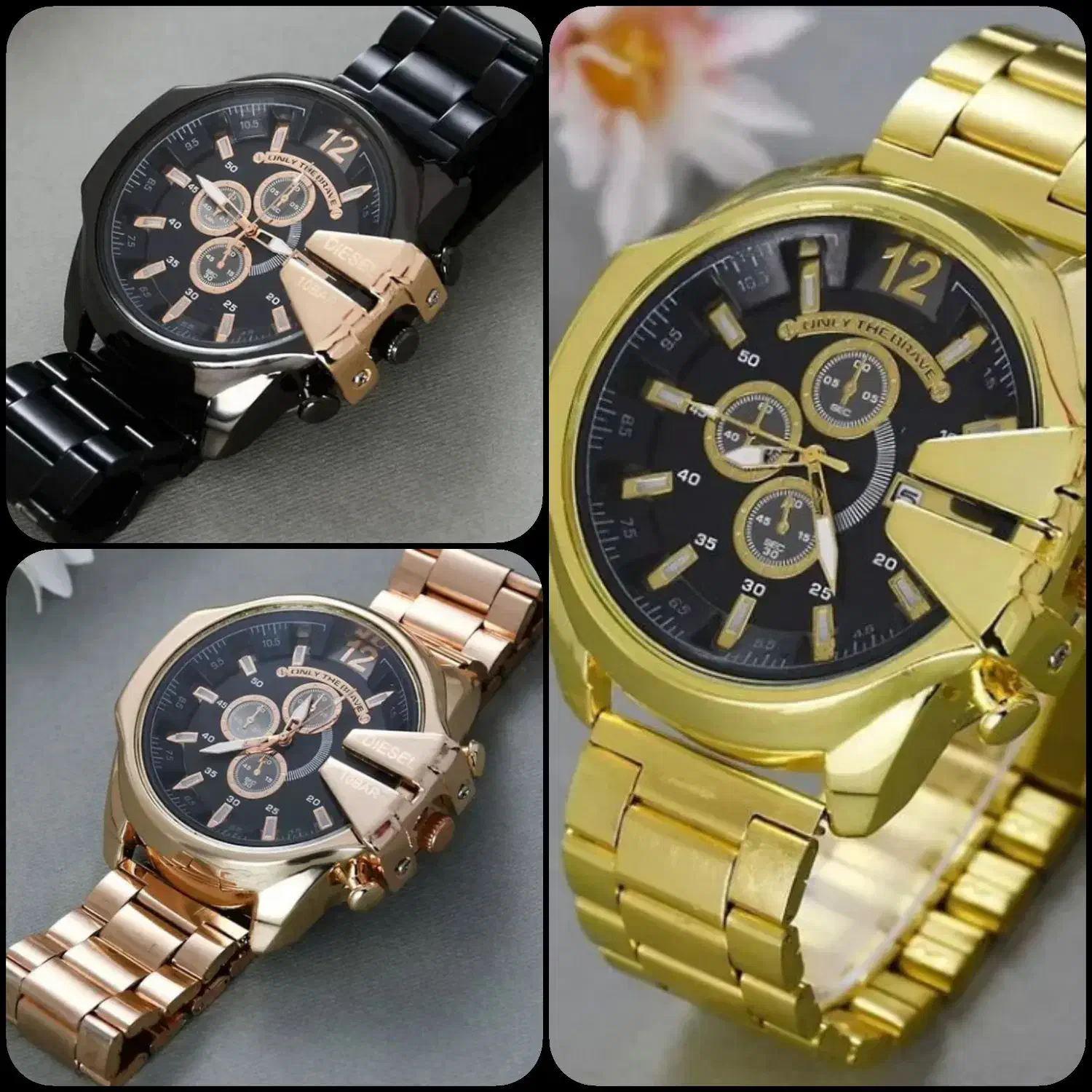 HUBLOT     ROLEX     DIESEL|ساعت|ملارد, |دیوار