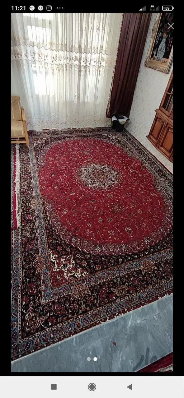 فرش ماشینی 12متری سه تخته در یک طرح|فرش|میانه, |دیوار