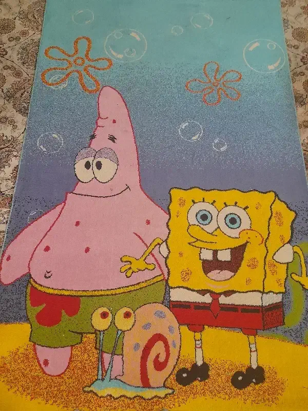 فرش اتاق کودک در حد نو|فرش|ری, منصوریه منگل|دیوار