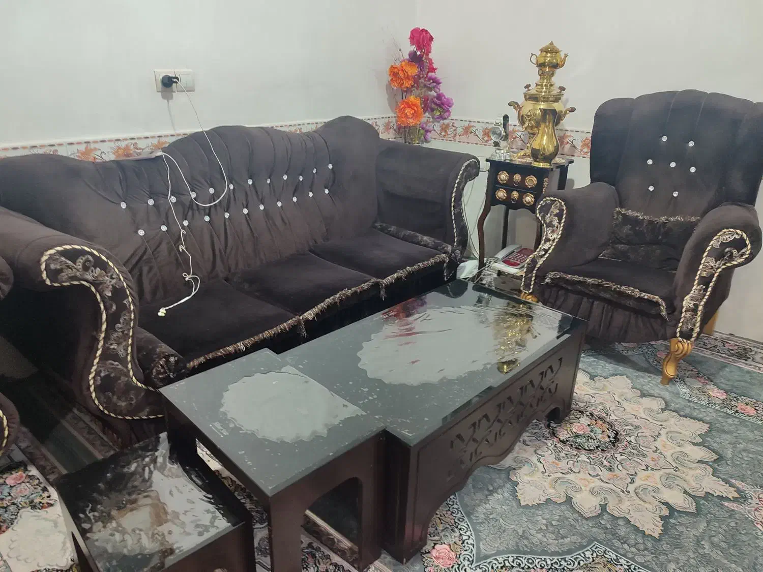 مبل 7 نفره|مبلمان خانگی و میز عسلی|نظرآباد, رسالت|دیوار