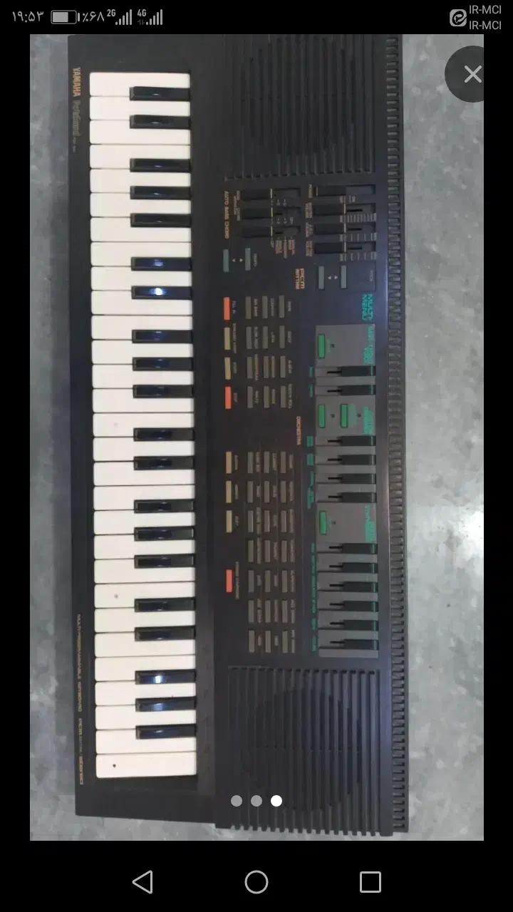 ارگ یاماها مناسب آموزش560|پیانو، کیبورد، آکاردئون|ابریشم, |دیوار