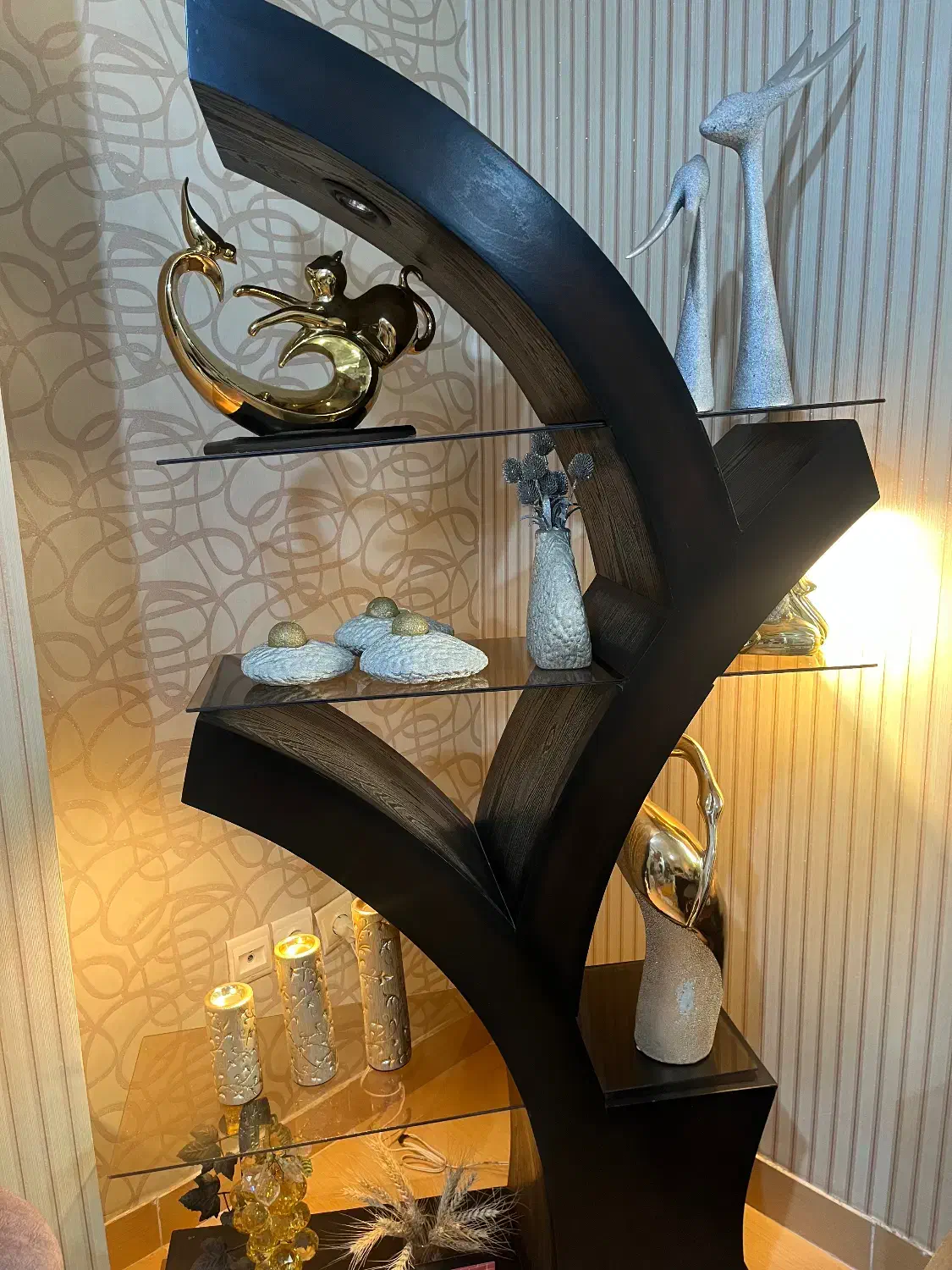 بوفه تزئینی با تمام وسایل، بهترین جنس|بوفه، ویترین، کنسول|بندرعباس, |دیوار