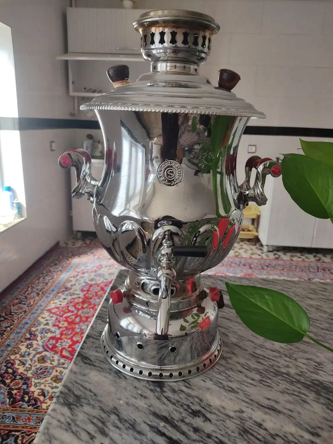 سماورگازی برادران سیفی ۶لیتری درحدنو|سماور، چای‌ساز، قهوه‌ساز|سرپل ذهاب, |دیوار