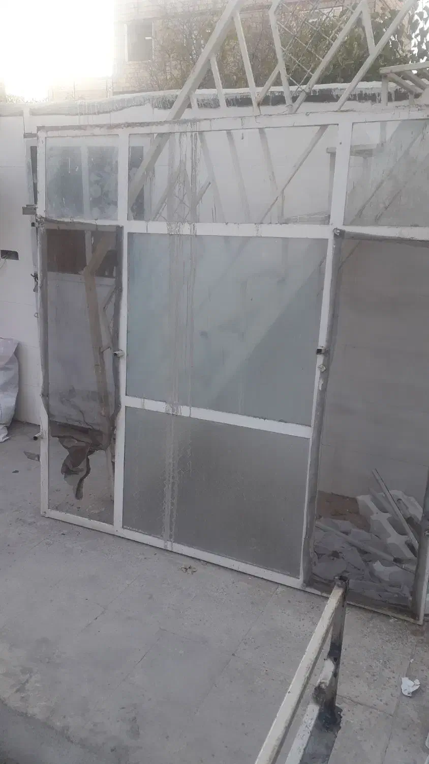 پنجره آهنی۲در۲|مصالح و تجهیزات ساختمان|مشهد, خواجه ربیع|دیوار