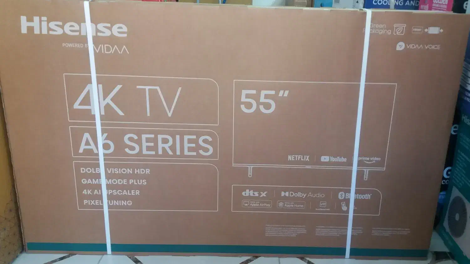 تلوزیون ۵۵اینچ هایسنس|تلویزیون و پروژکتور|گرگان, |دیوار