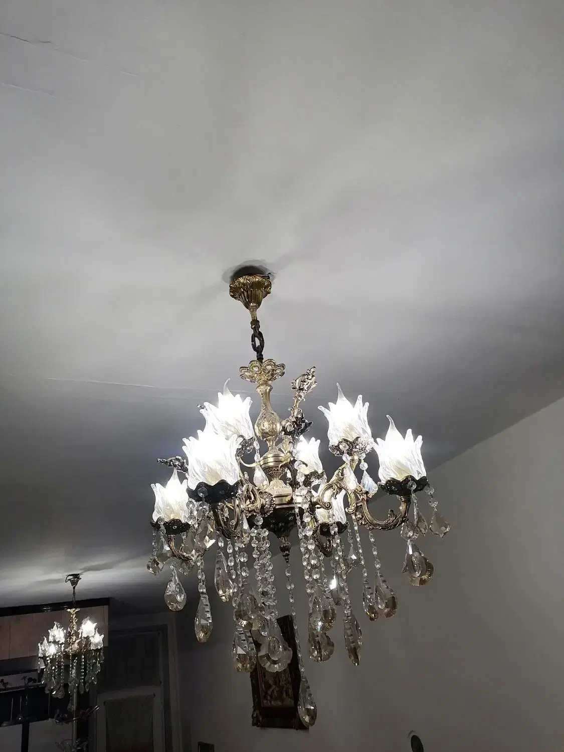 لوستر برنج|لوستر و چراغ آویز|قرچک, باقرآباد|دیوار