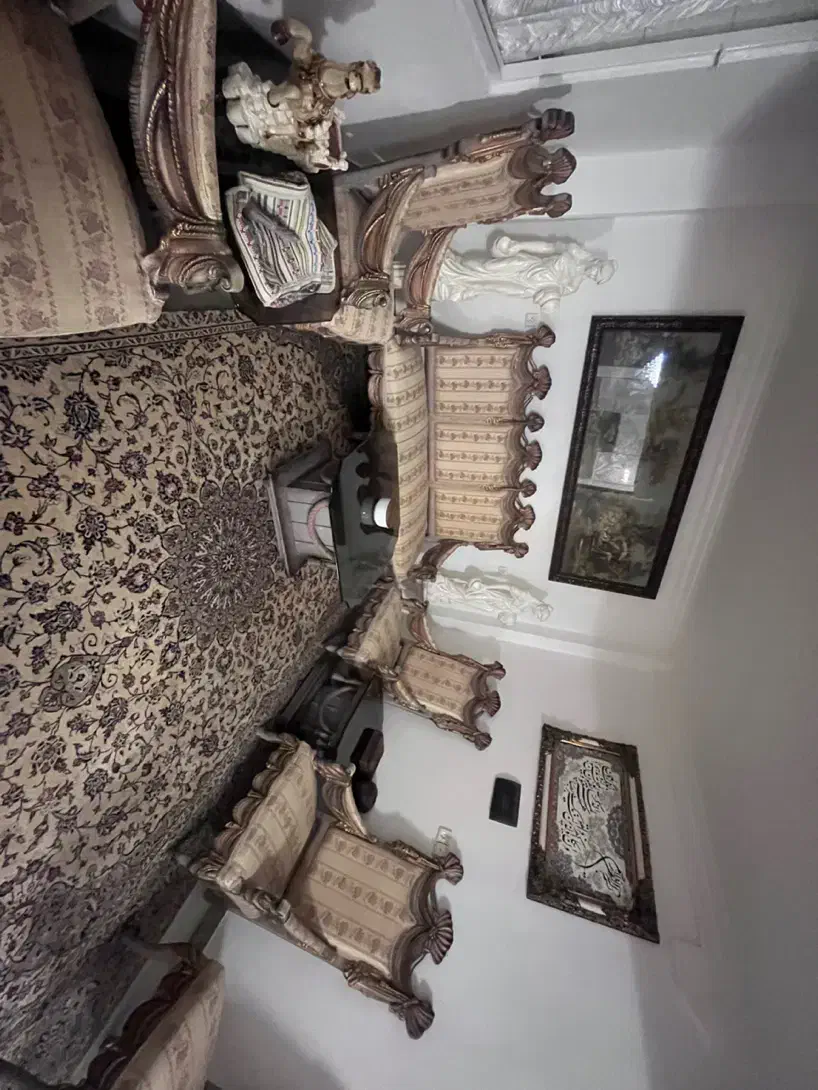 مبلمان استیل با غذا خوری ست|مبلمان خانگی و میز عسلی|چالوس, |دیوار