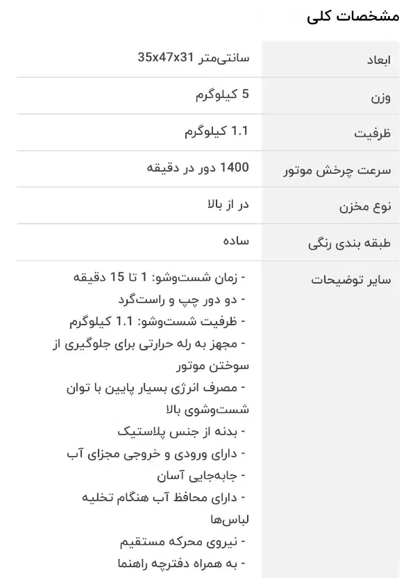 مینی واش تخم مرغی فریدولین|ماشین لباسشویی و خشک‌کن لباس|تهران, شهرک شریفی|دیوار
