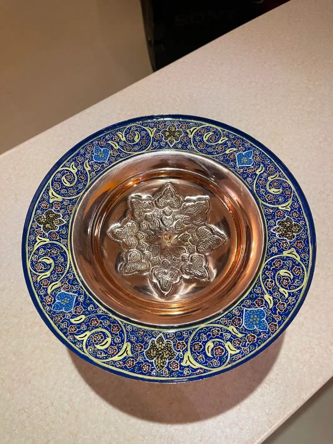 شیرینی خوری مس پرداز به سایز بزرگ|صنایع دستی و سایر لوازم تزئینی|عباس‌آباد, |دیوار