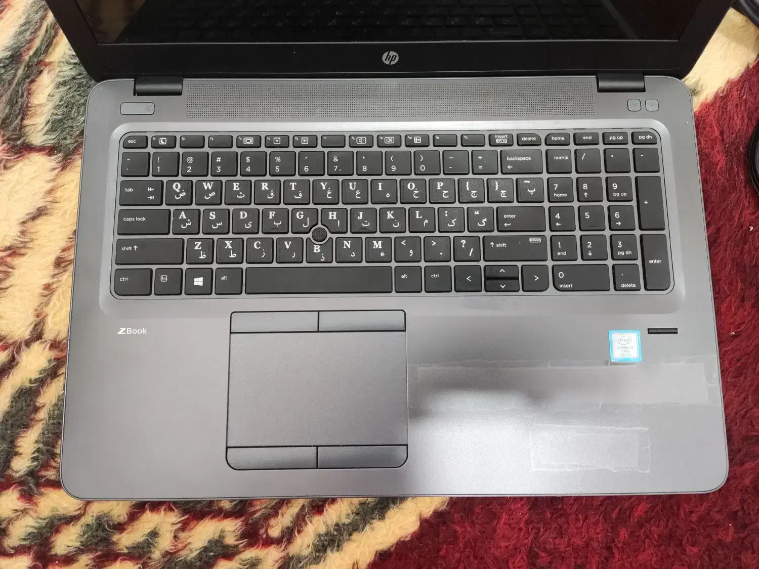 لپ تاپ HP Zbook i7 نسل ۷ گرافیک دار برادرس و طراحی|رایانه همراه|اصفهان, سرتاوه|دیوار