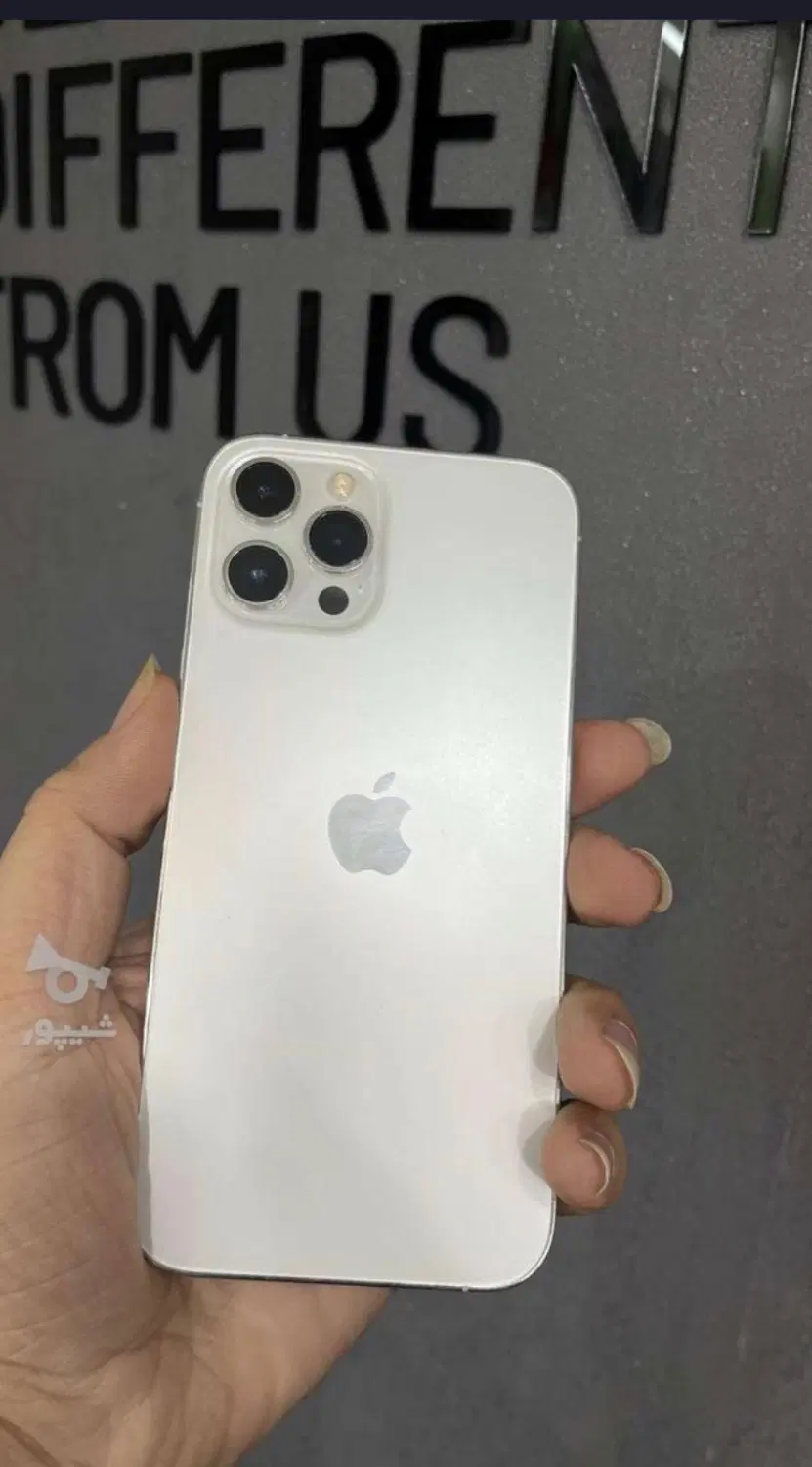 iphone 12 pro max 256 sefid|موبایل|ساری, |دیوار