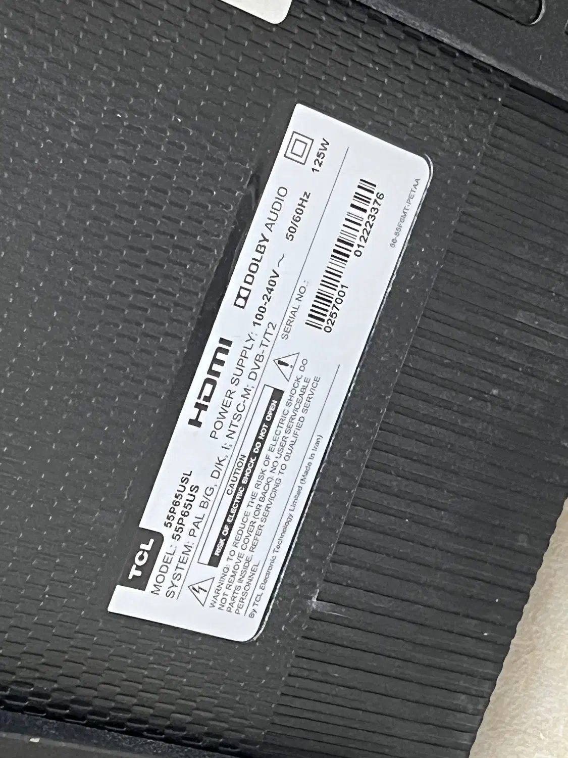 LED TCL|تلویزیون و پروژکتور|صدرا-فارس, فاز ۱|دیوار