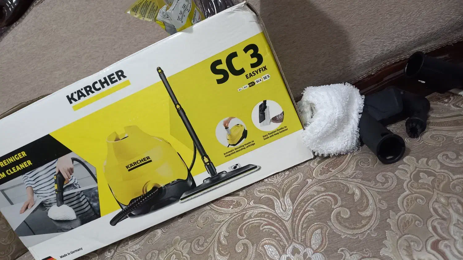 بخار شوی کارچر sc3|جاروبرقی، جارو شارژی، بخارشو|سنقر, |دیوار