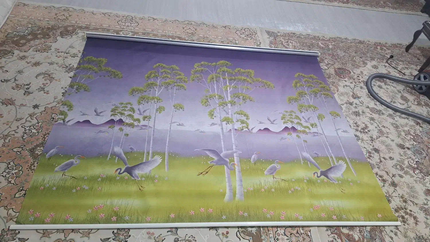 پرده رولی طرحدار بسیار شیک|پرده، رانر، رومیزی|ارومیه, |دیوار