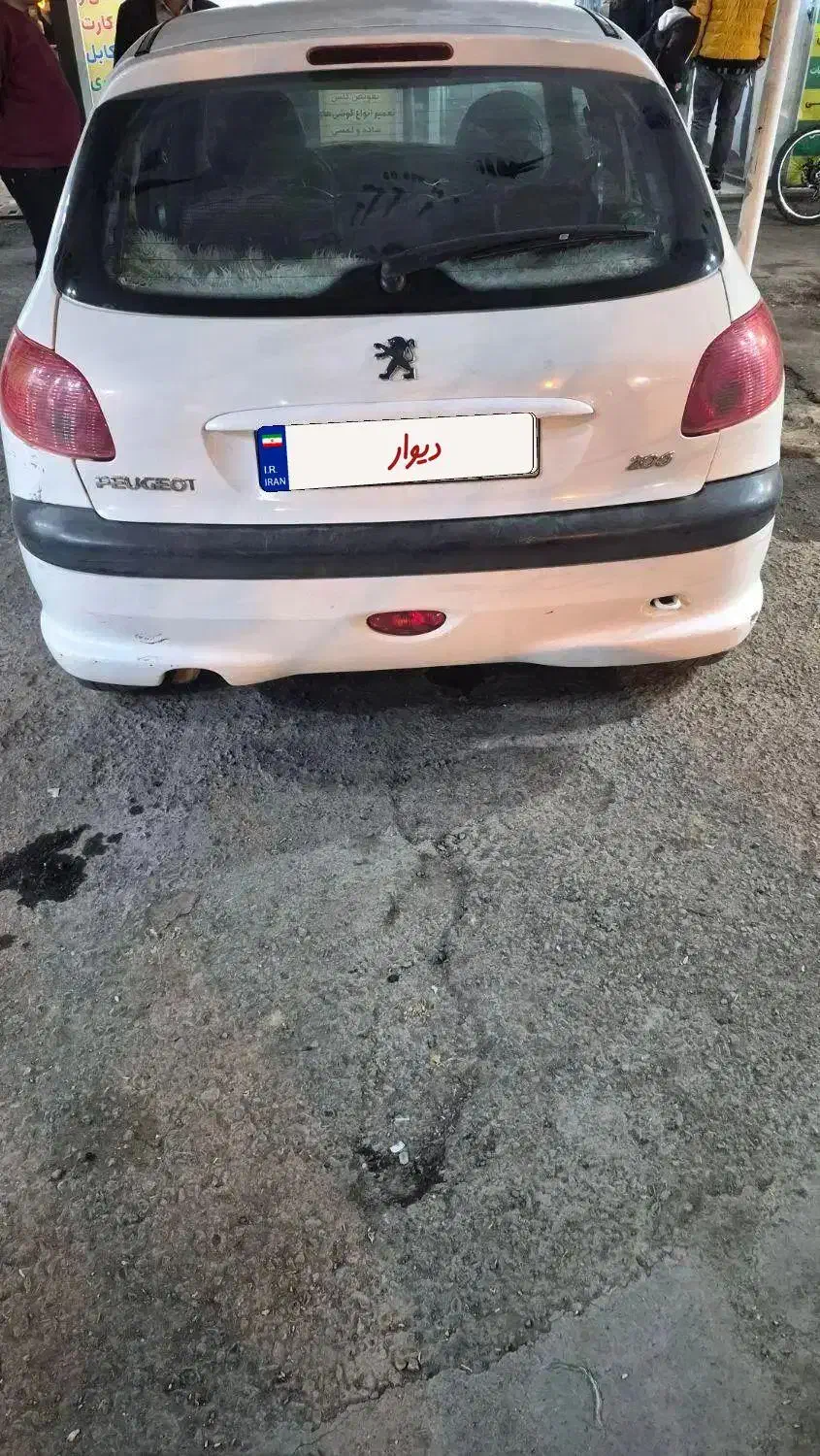 پژو۲۰۶مدل ۸۷درحدبدون رنگ|خودرو سواری و وانت|سیرجان, |دیوار