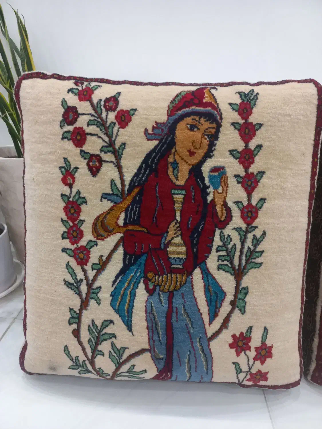 پشتی دستبافت|پشتی|اراک, |دیوار