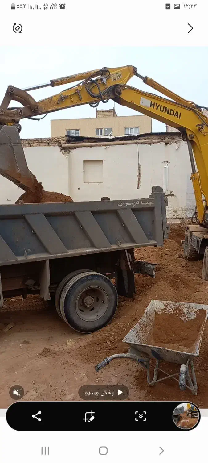 خاکبرداری تخریب حفاری|خدمات حمل و نقل|تبریز, |دیوار