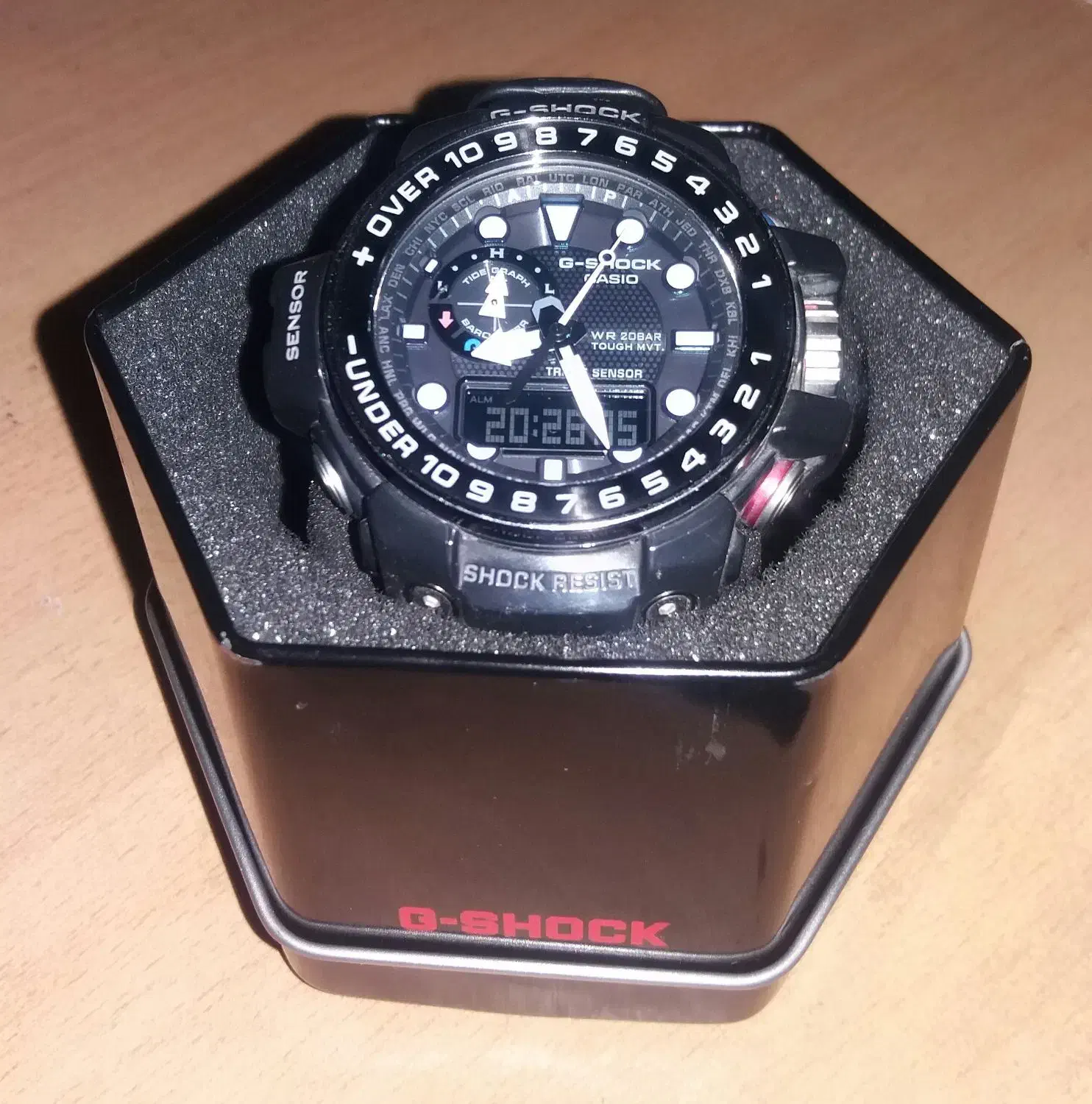 ساعت جی‌شاک  مدل GWN-1000B با سنسور سه‌گانه|ساعت|هشتگرد, هیو|دیوار