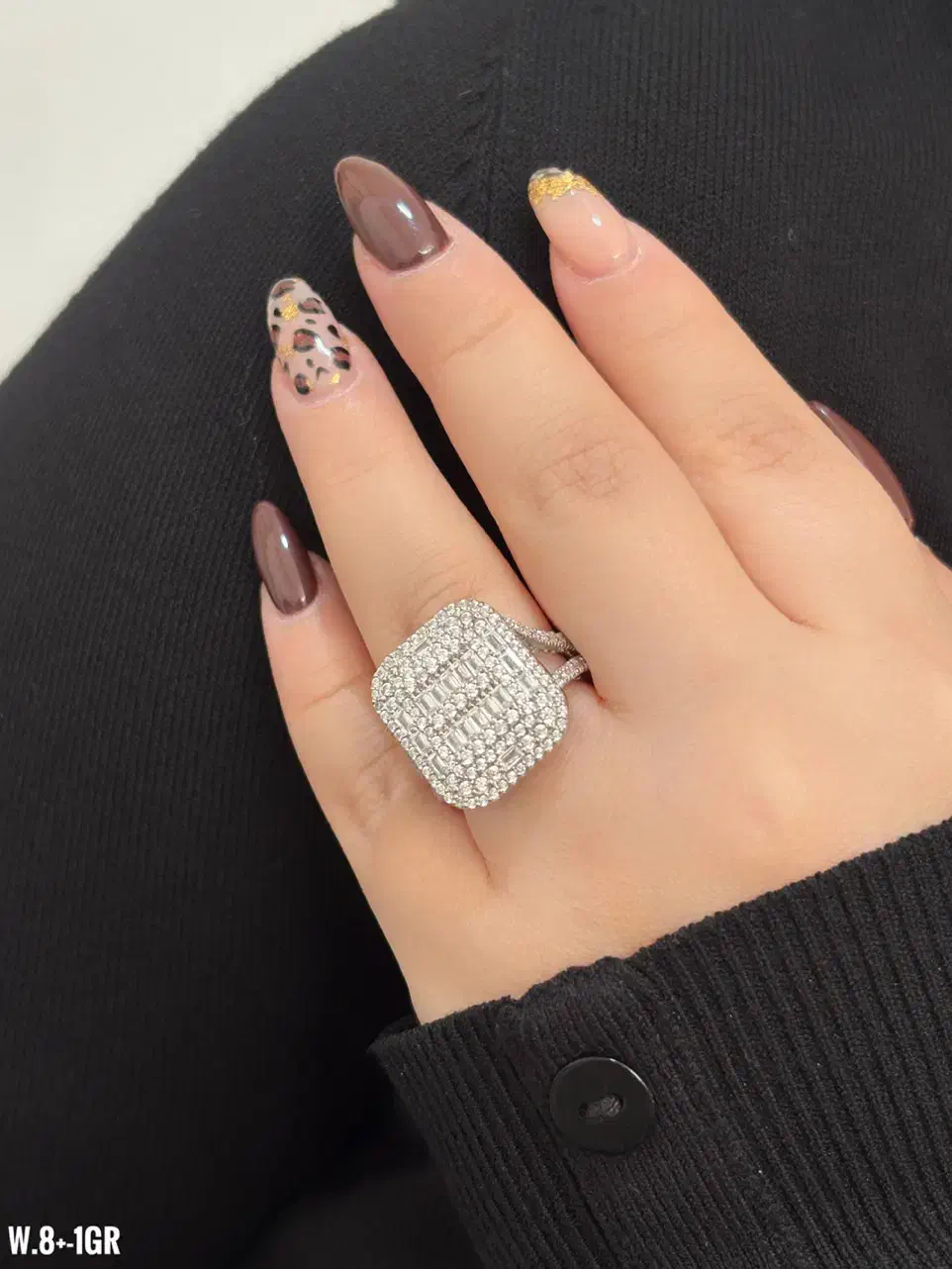 انگشتر امرالدکات جواهر تمام نقره لوکس عین طلا|بدلیجات|تبریز, |دیوار
