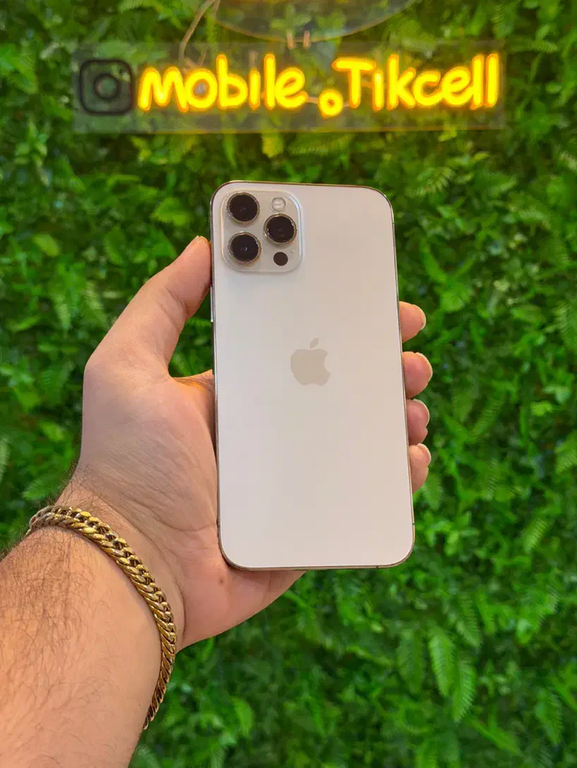 گوشی iPhone 12 Promax Za حافظه 256 گیگ دوسیم درحد|موبایل|رشت, نیروی دریایی|دیوار