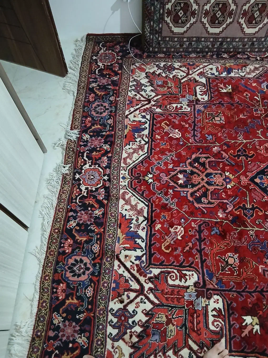 فرش اصل هریس ۹ متری|فرش|تبریز, |دیوار