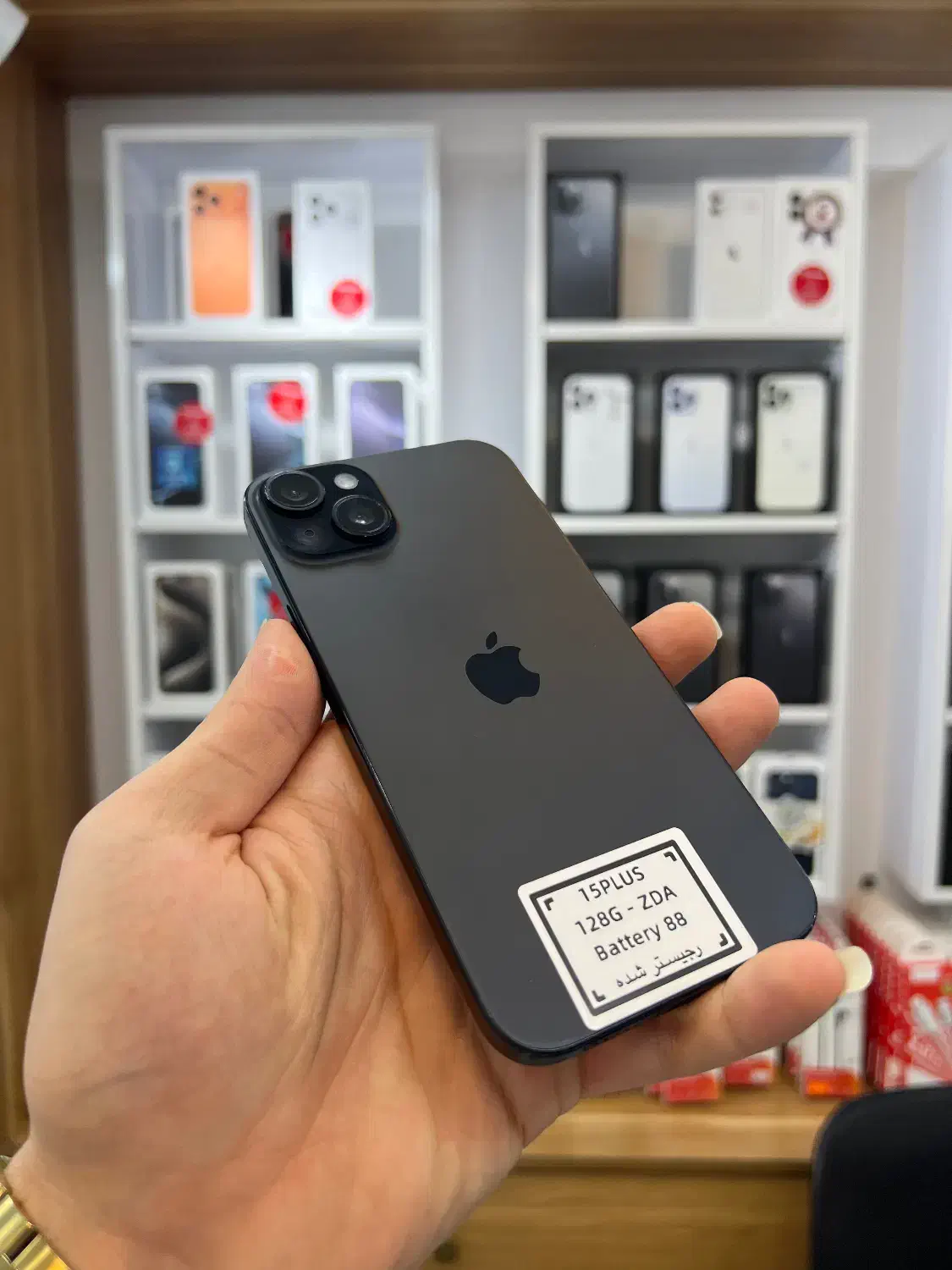 آیفون ۱۵ پلاس ۱۲۸ گیگ باتری ۸۸ رجیستر شده|موبایل|رشت, بازار|دیوار