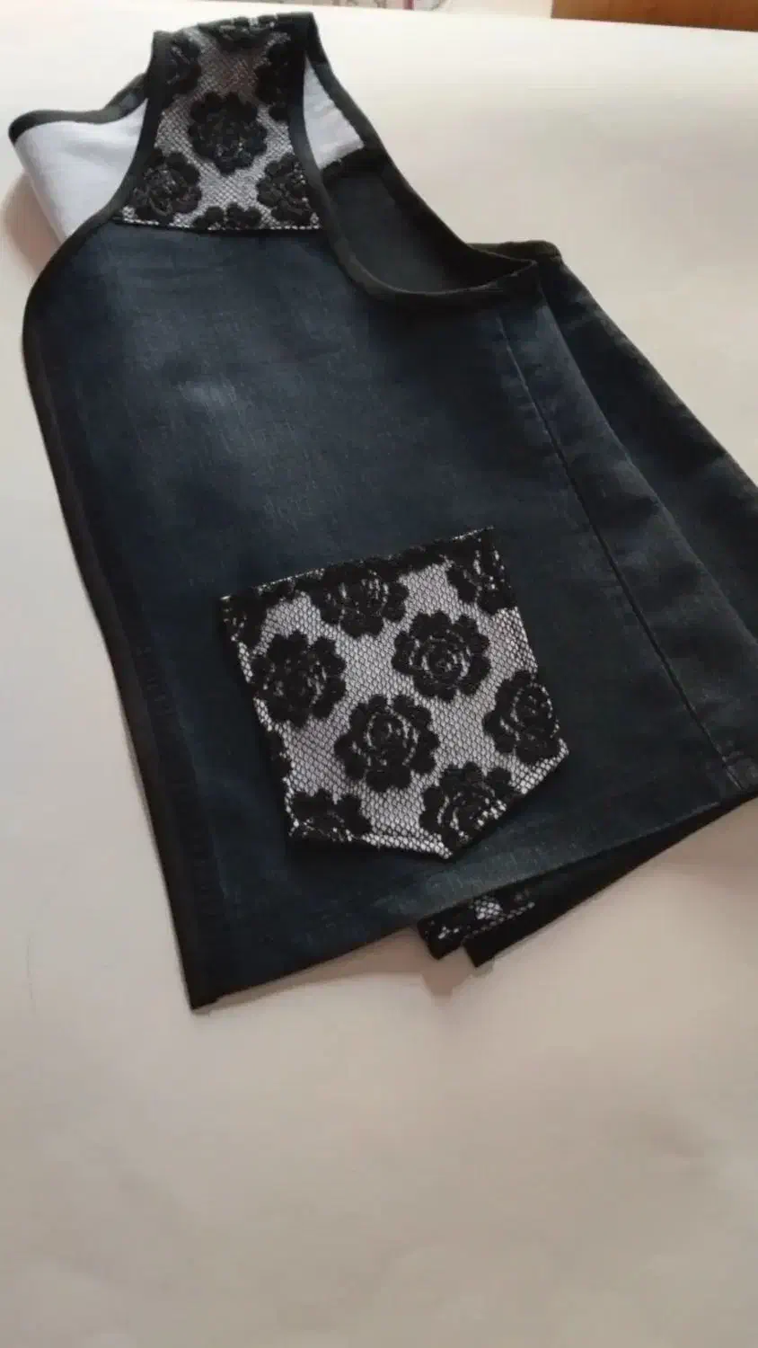 جلیقه زنانه جین تور مشکی کد ۹۶|لباس|تهران, نیلوفر|دیوار