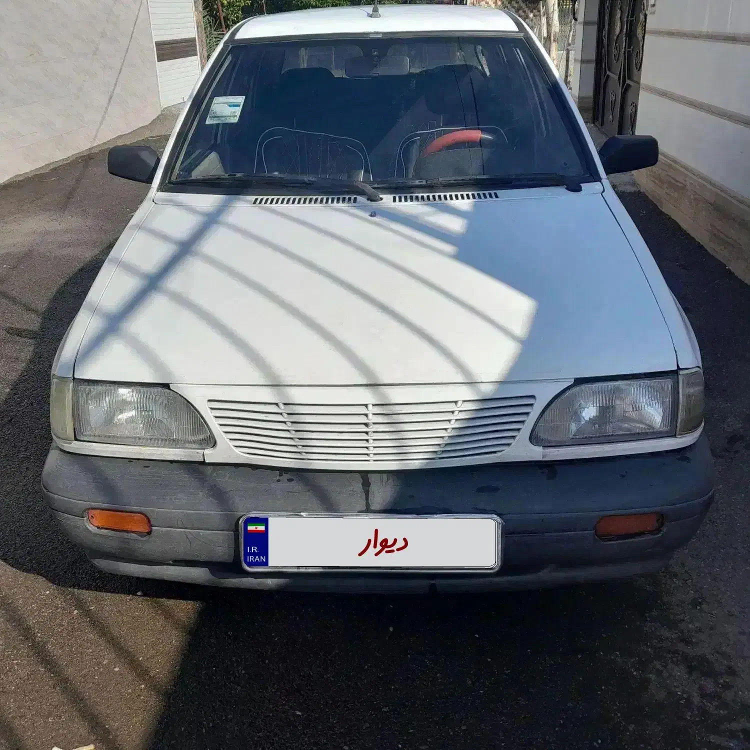 پراید۸۷ سفید|خودرو سواری و وانت|لنگرود, |دیوار