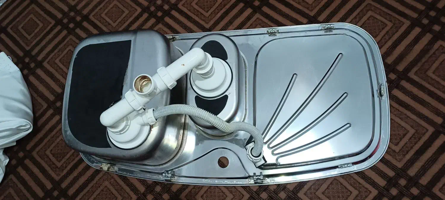 سینک ظرفشویی تک لگن|مصالح و تجهیزات ساختمان|زنجان, |دیوار