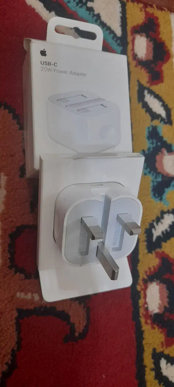 کله شارژر آیفون ۲۰ وات همراه با تبدیل اورجینال نو|لوازم جانبی موبایل و تبلت|تبریز, |دیوار