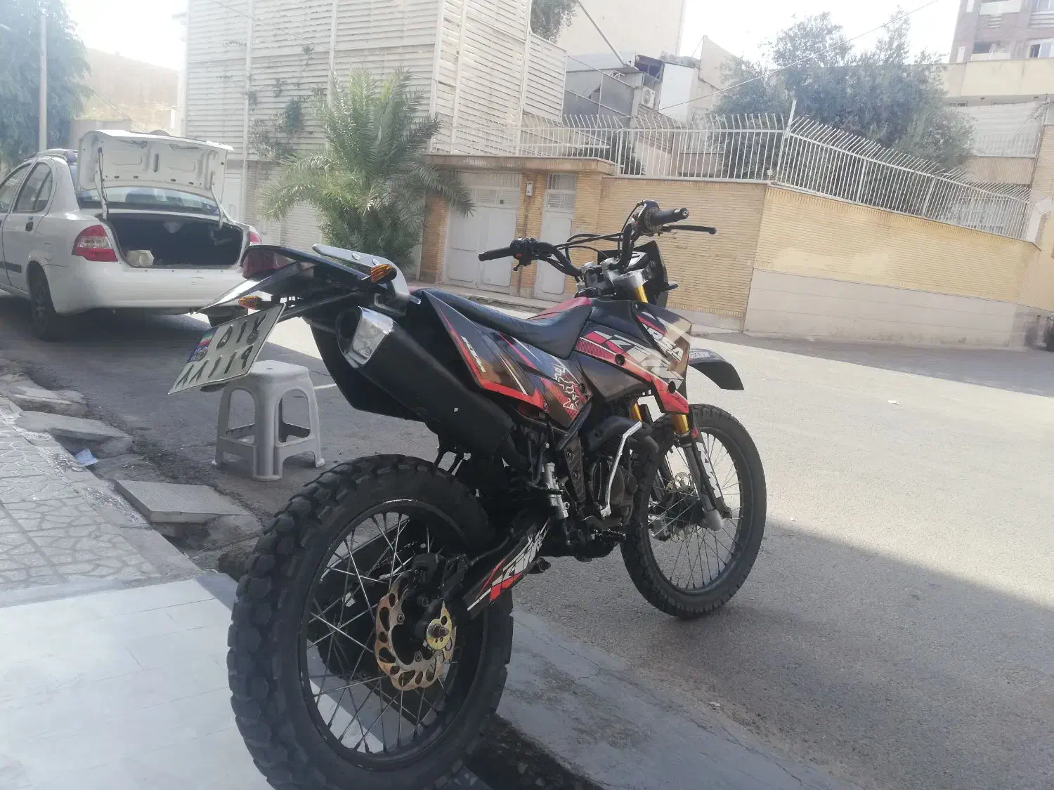 تریل فلات 250 سی سی ktm کاربراتور فابریک مدل 95|موتورسیکلت|تهران, خلیج فارس|دیوار