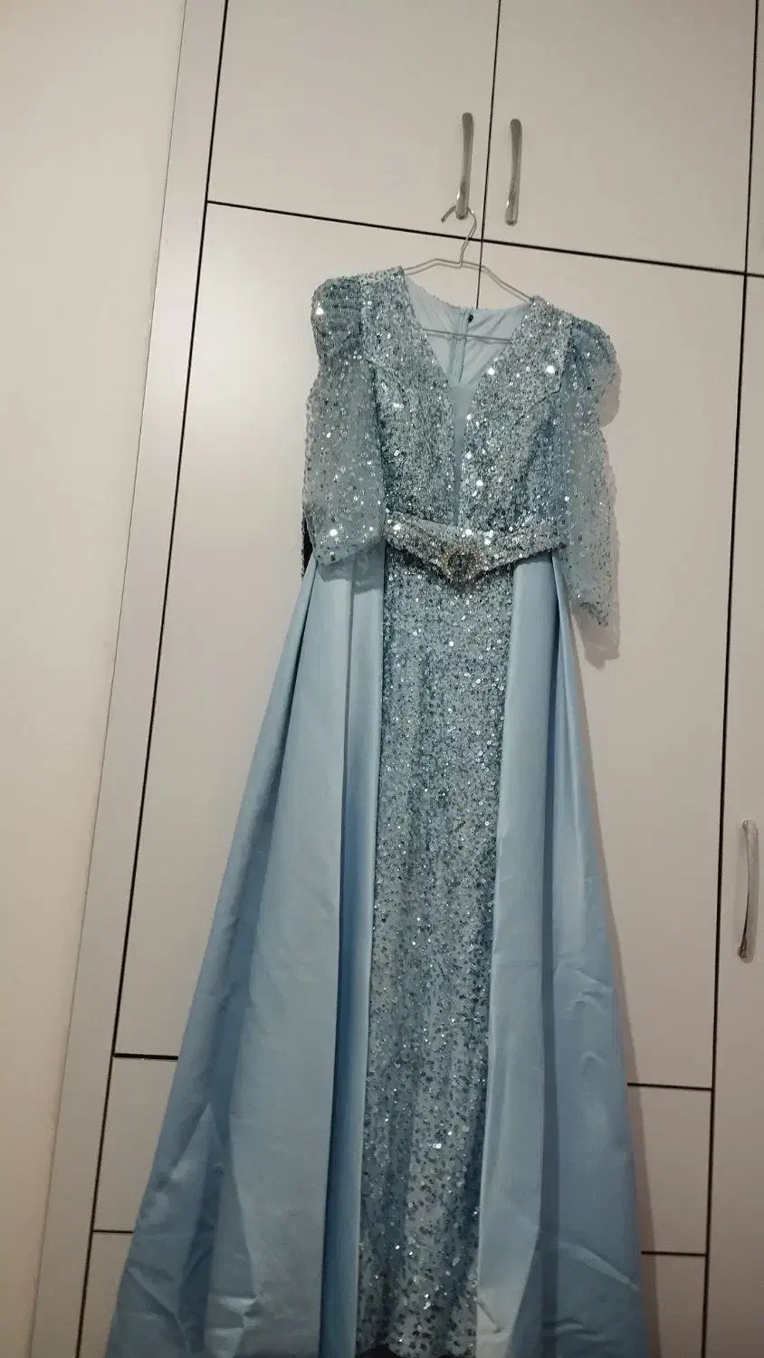 لباس عروس تن خور آبی عالی مخصوص ساعت|لباس|ورامین, ورامین|دیوار