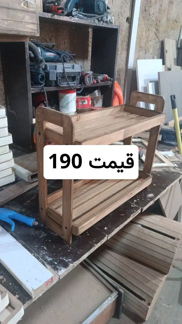 استند چوبی مفت جا دار برای ادویه پاسماوری|صنایع دستی و سایر لوازم تزئینی|قم, بیانی|دیوار