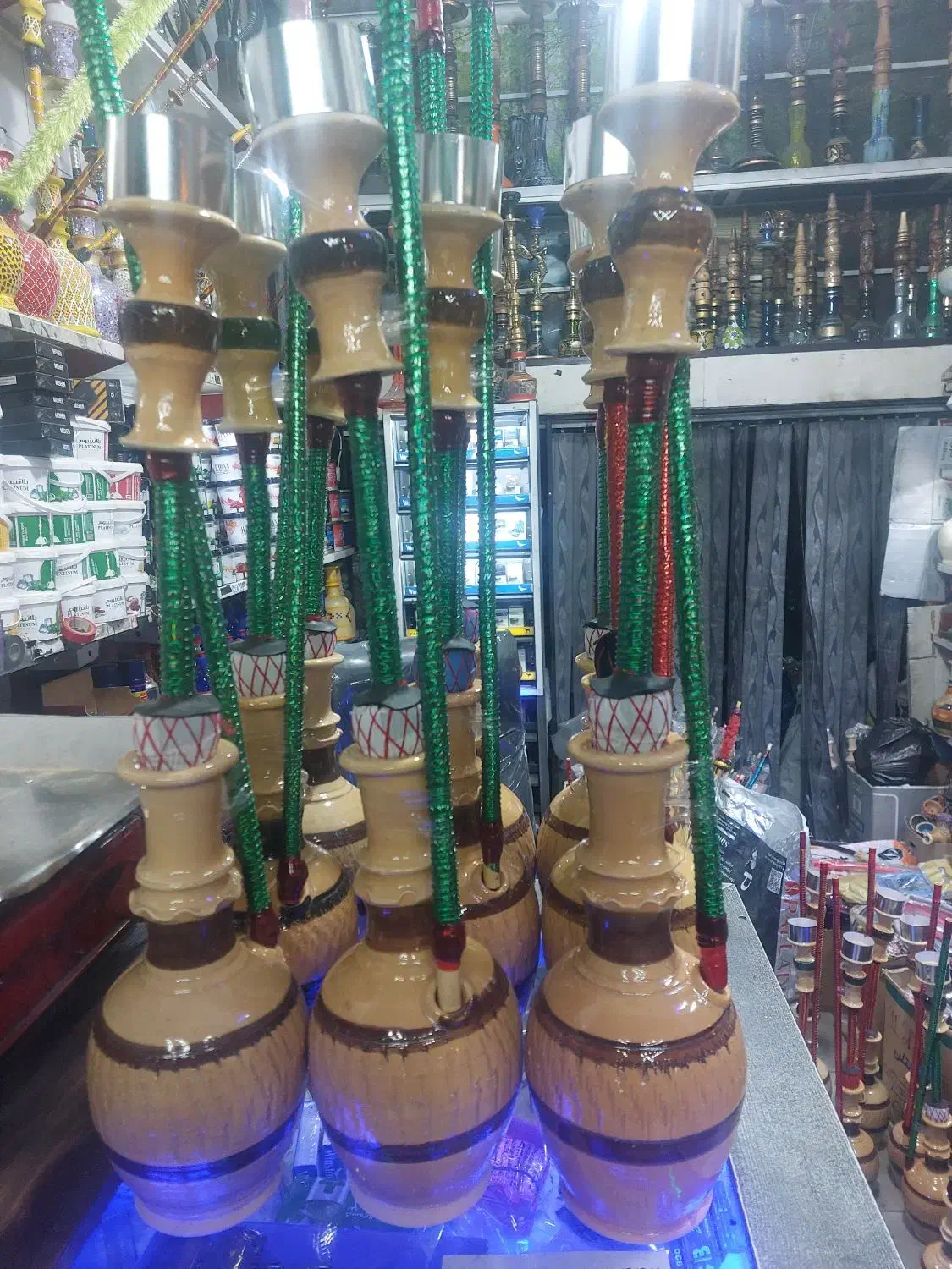 قلیان سفالی و لعابی|کلکسیون و سرگرمی|شیراز, سعدیه جنوبی|دیوار