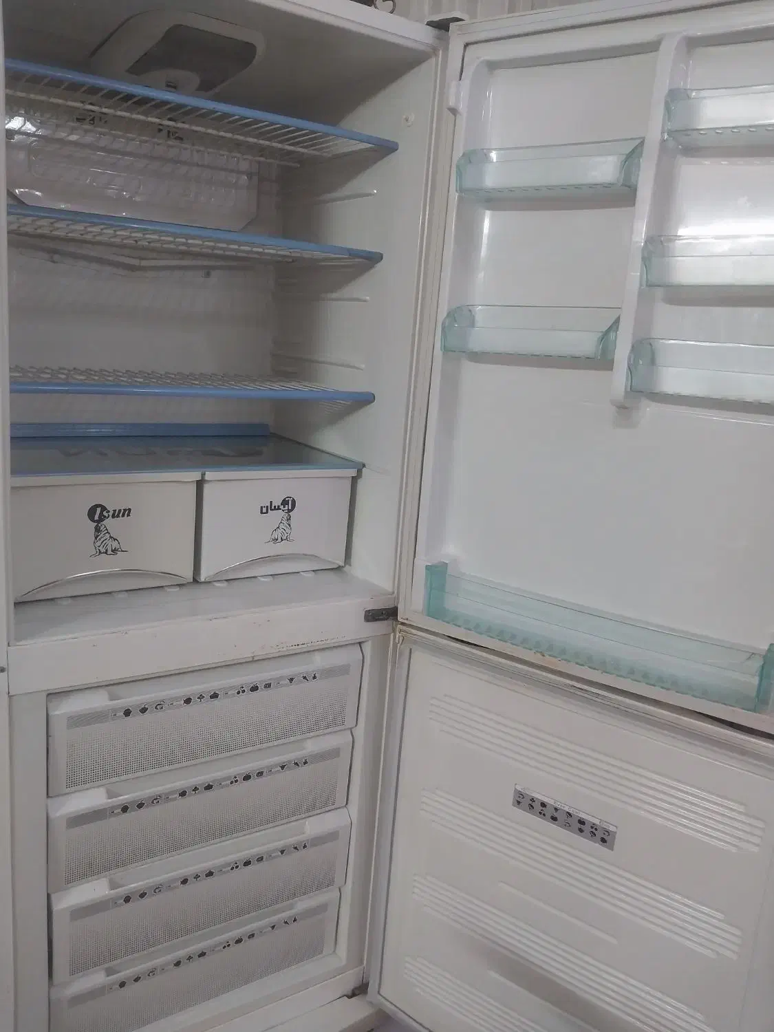 یخچال ایسان موتورسالم قیمت ۷تومن تخفیفم داره|یخچال و فریزر|کرج, برغان|دیوار