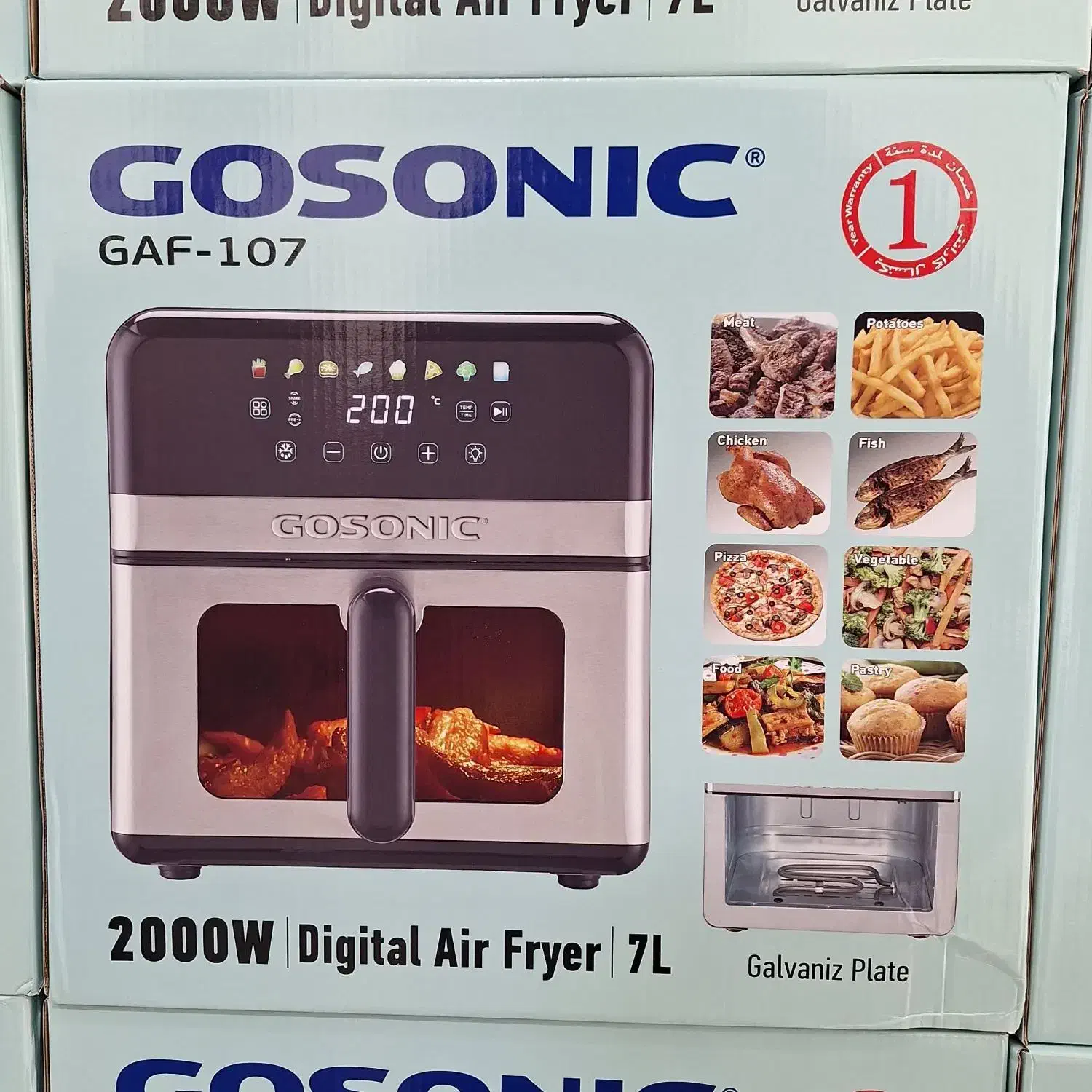 سرخکن گاسونیک/بدون روغن|اجاق گاز و لوازم برقی پخت‌وپز|بومهن, |دیوار