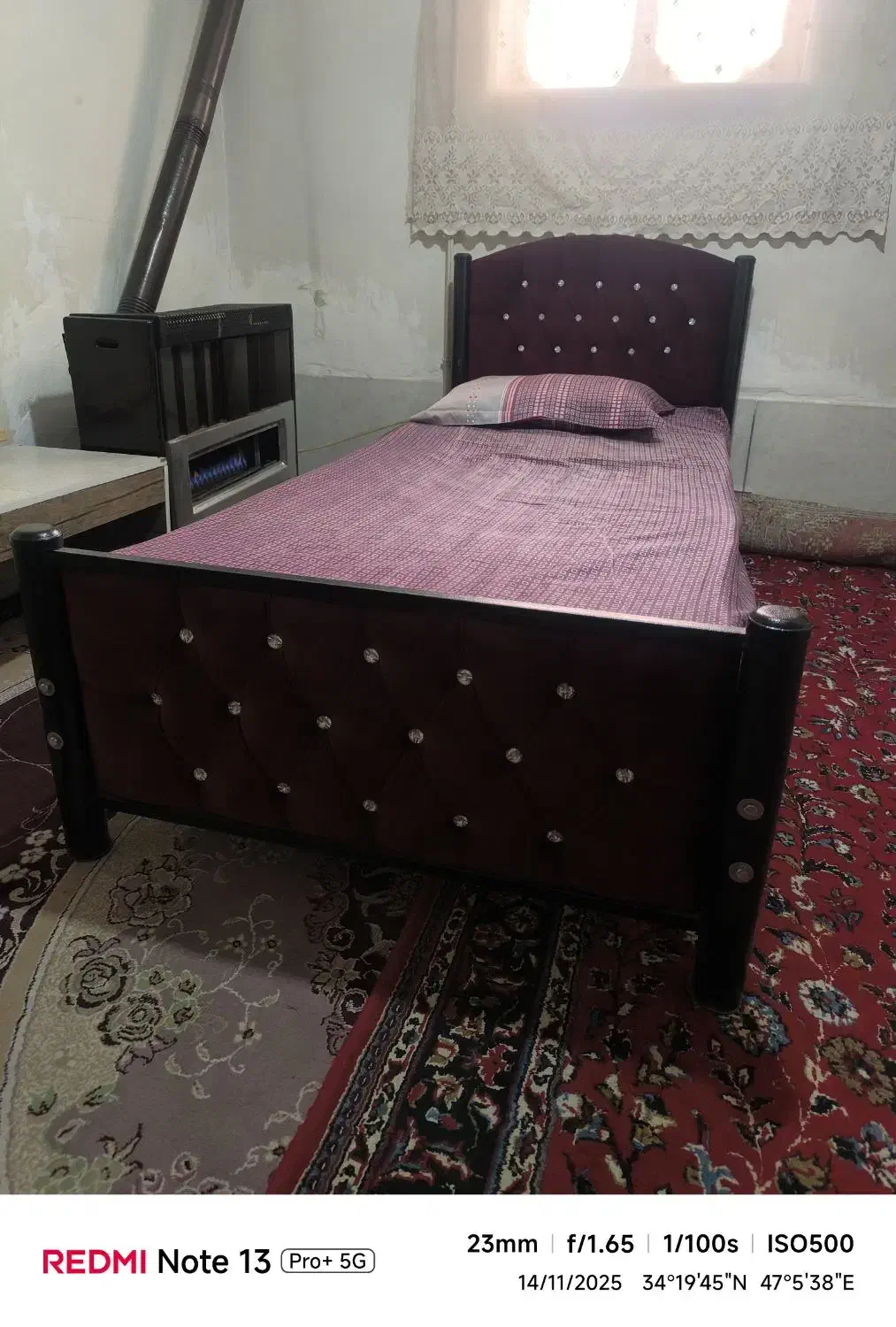 تخت فلزی1نفره۲ملیون|تشک تختخواب|کرمانشاه, |دیوار