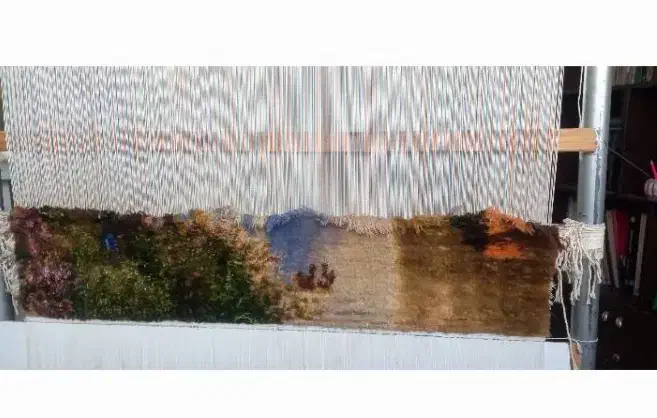 دارقالی تابلو فرش نیمه کاره|تابلو فرش|کرج, استاندارد|دیوار