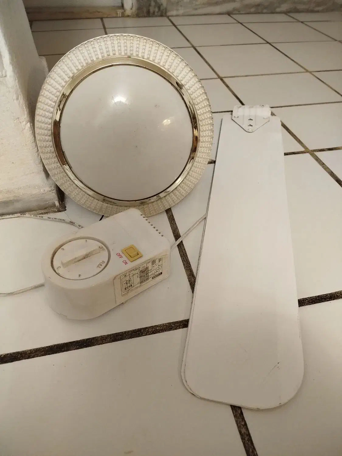 پنکه سقفی چراغدار|پنکه و تصفیهکنندهٔ هوا|رشت, کاکتوس|دیوار